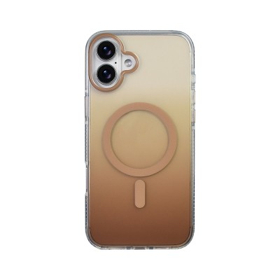 Apple iPhone 16 Plus Kılıf M-safe Şarj Özellikli Transparan Renk Geçişli Zore Toros Kapak - 9