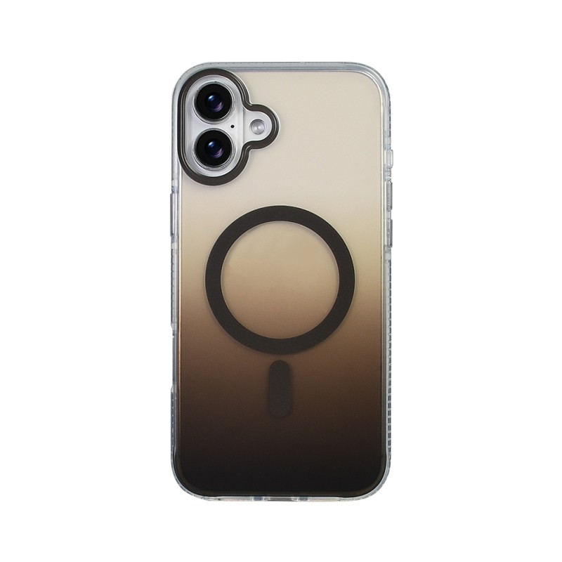 Apple iPhone 16 Plus Kılıf M-safe Şarj Özellikli Transparan Renk Geçişli Zore Toros Kapak - 11