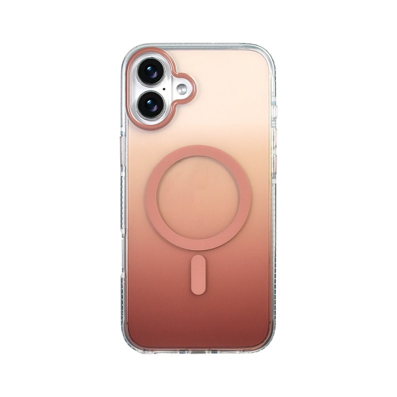 Apple iPhone 16 Plus Kılıf M-safe Şarj Özellikli Transparan Renk Geçişli Zore Toros Kapak - 8