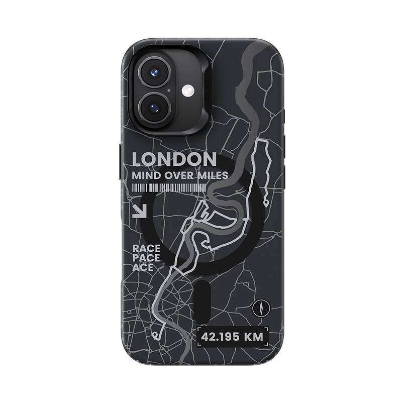 Apple iPhone 16 Plus Kılıf M-safe Şarj Özellikli Benks City Serisi Kapak - Siyah