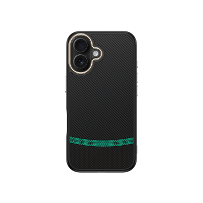 Apple iPhone 16 Plus Kılıf M-safe Şarj Özellikli Karbon Fiber Görünümlü Zore Antina Kapak - Zore