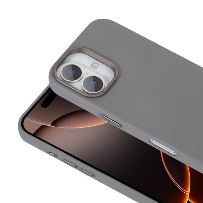 Apple iPhone 16 Plus Kılıf M-safe Şarj Özellikli PU Deri Zore Adora Kapak - 8