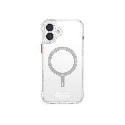 Apple iPhone 16 Plus Kılıf M-safe Şarj Özellikli Şeffaf Airbag Tasarımlı Skinarma Saido Kapak - 2