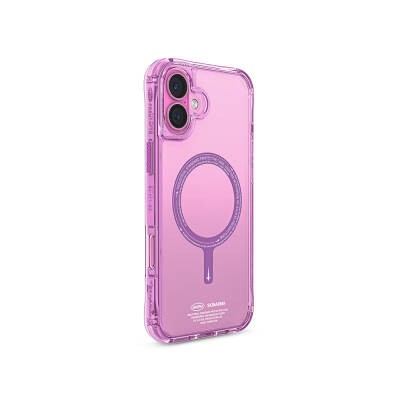 Apple iPhone 16 Plus Kılıf M-safe Şarj Özellikli Şeffaf Airbag Tasarımlı Skinarma Saido Kapak - 9