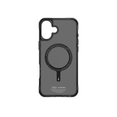 Apple iPhone 16 Plus Kılıf M-safe Şarj Özellikli Şeffaf Airbag Tasarımlı Skinarma Saido Kapak - 13