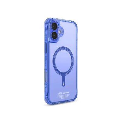 Apple iPhone 16 Plus Kılıf M-safe Şarj Özellikli Şeffaf Airbag Tasarımlı Skinarma Saido Kapak - 19