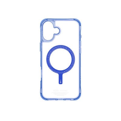 Apple iPhone 16 Plus Kılıf M-safe Şarj Özellikli Şeffaf Airbag Tasarımlı Skinarma Saido Kapak - 18