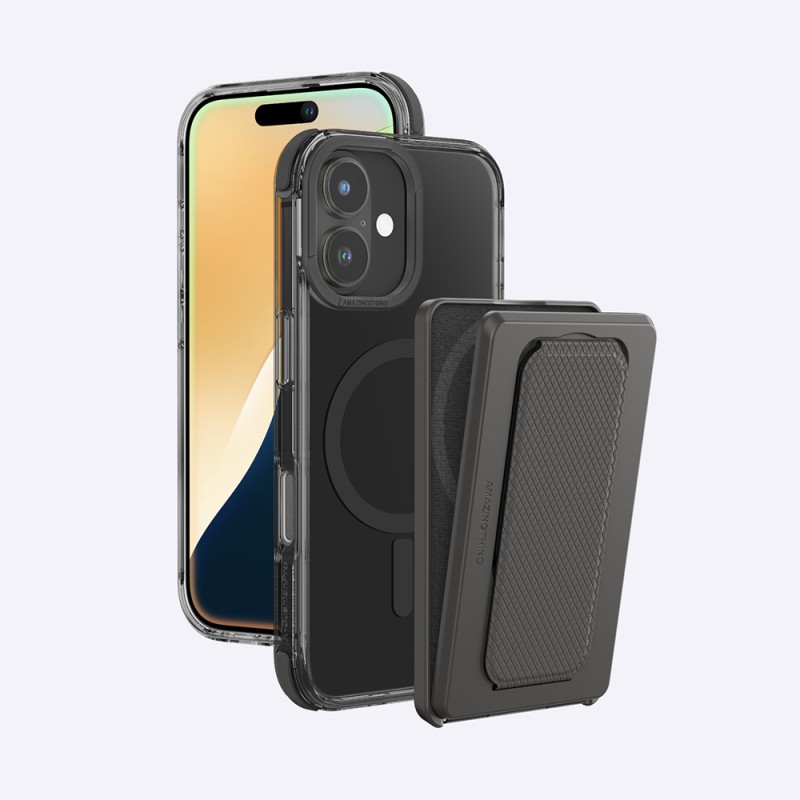 Apple iPhone 16 Plus Kılıf M-safe Şarj Özellikli Standlı Set Amazingthing Omni Adventure Serisi Kapak - 7
