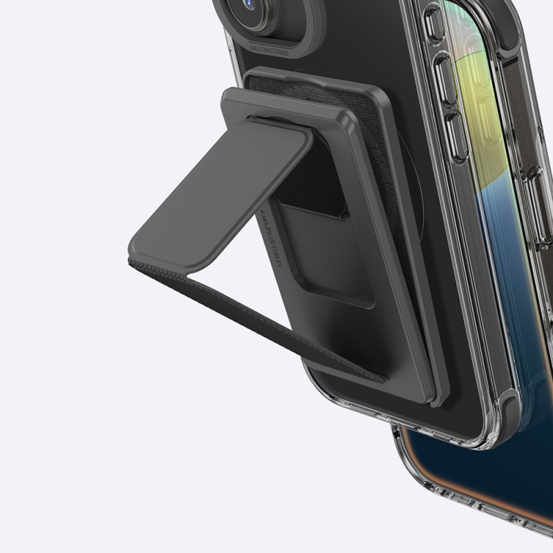 Apple iPhone 16 Plus Kılıf M-safe Şarj Özellikli Standlı Set Amazingthing Omni Adventure Serisi Kapak - 11