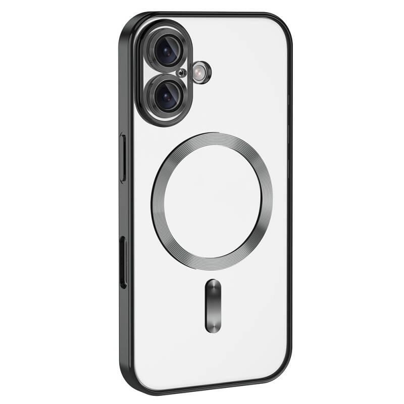 Apple iPhone 16 Plus Magsafe Wireless Charging Feature Case Camera Protected Zore Demre Cover - 15