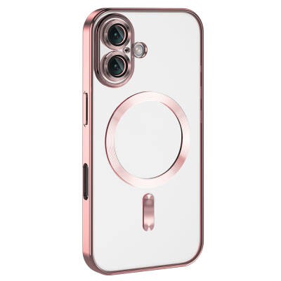 Apple iPhone 16 Plus Magsafe Wireless Charging Feature Case Camera Protected Zore Demre Cover - 14