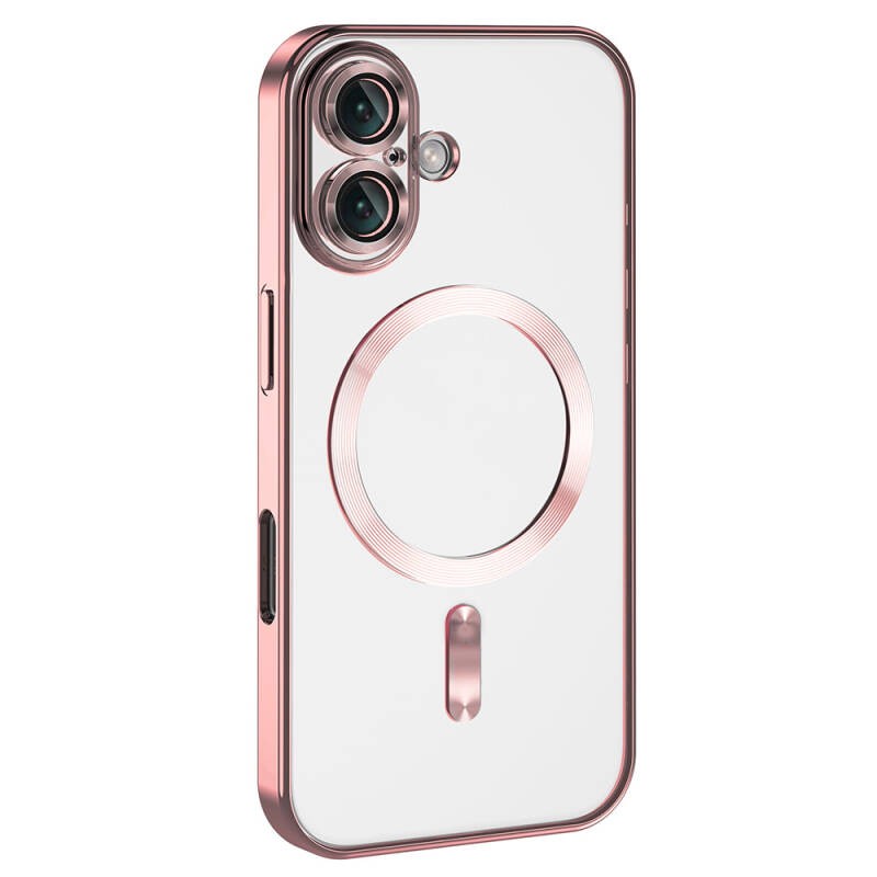 Apple iPhone 16 Plus Magsafe Wireless Charging Feature Case Camera Protected Zore Demre Cover - 14