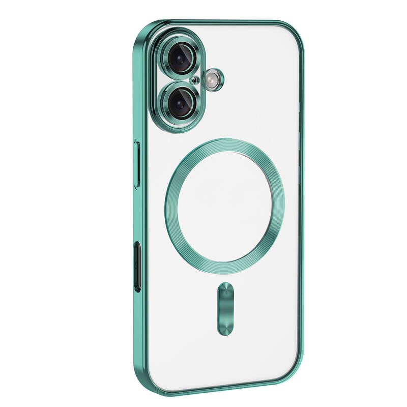 Apple iPhone 16 Plus Magsafe Wireless Charging Feature Case Camera Protected Zore Demre Cover - 18