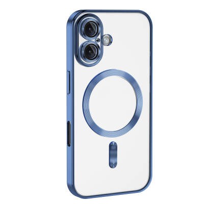 Apple iPhone 16 Plus Magsafe Wireless Charging Feature Case Camera Protected Zore Demre Cover - 19