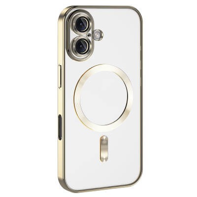 Apple iPhone 16 Plus Magsafe Wireless Charging Feature Case Camera Protected Zore Demre Cover - 20