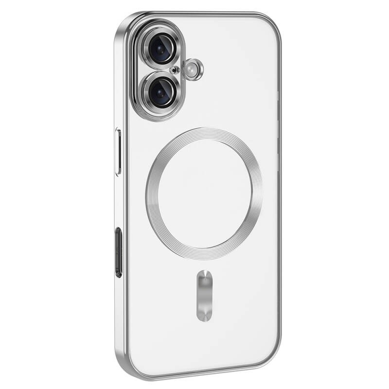 Apple iPhone 16 Plus Magsafe Wireless Charging Feature Case Camera Protected Zore Demre Cover - 21