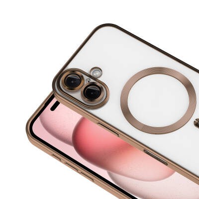 Apple iPhone 16 Plus Magsafe Wireless Charging Feature Case Camera Protected Zore Demre Cover - 26
