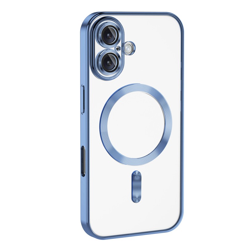 Apple iPhone 16 Plus Magsafe Wireless Charging Feature Case Camera Protected Zore Demre Cover - 25
