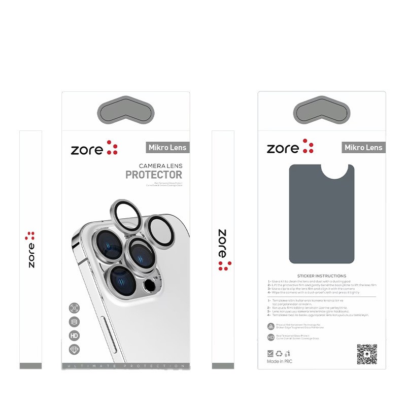 Apple iPhone 16 Plus Zore Mikro Camera Lens Protector - 27