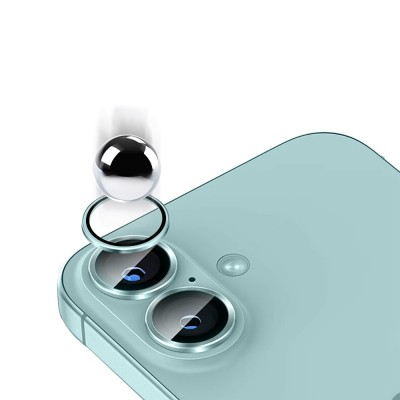 Apple iPhone 16 Plus Zore Mikro Kamera Lens Koruyucu - 13