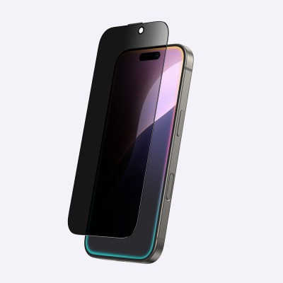Apple iPhone 16 Pro Amazingthing Titan Privacy Parmak İzi Bırakmayan Temperli Cam Ekran Koruyucu - 5