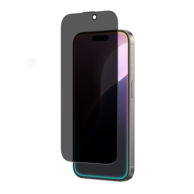 Apple iPhone 16 Pro Amazingthing Titan Privacy Parmak İzi Bırakmayan Temperli Cam Ekran Koruyucu - 13