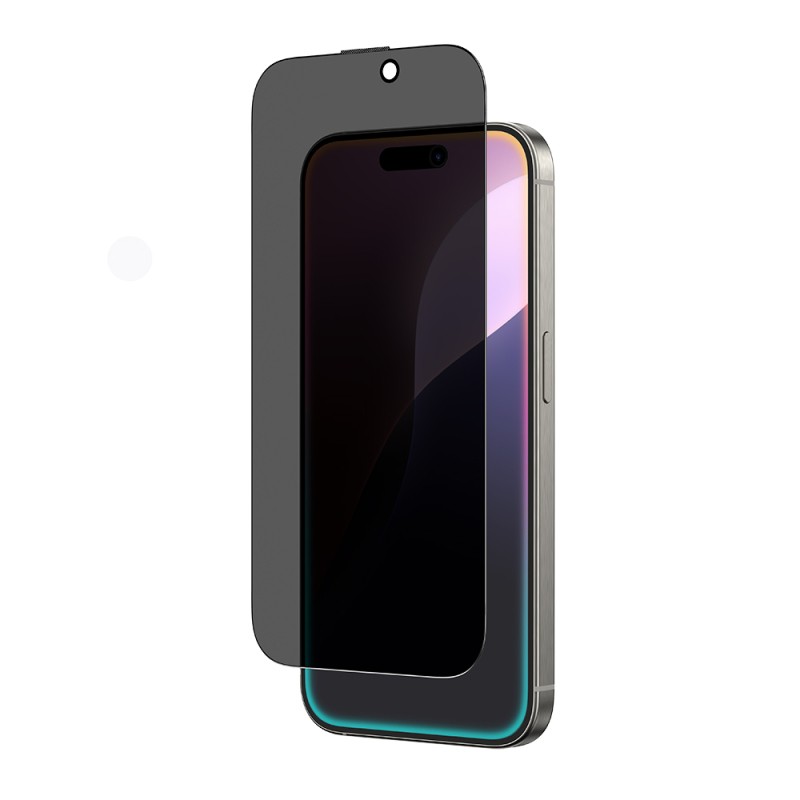 Apple iPhone 16 Pro Amazingthing Titan Privacy Parmak İzi Bırakmayan Temperli Cam Ekran Koruyucu - 13