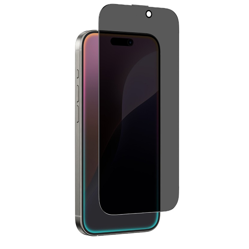 Apple iPhone 16 Pro Amazingthing Titan Privacy Parmak İzi Bırakmayan Temperli Cam Ekran Koruyucu - 1
