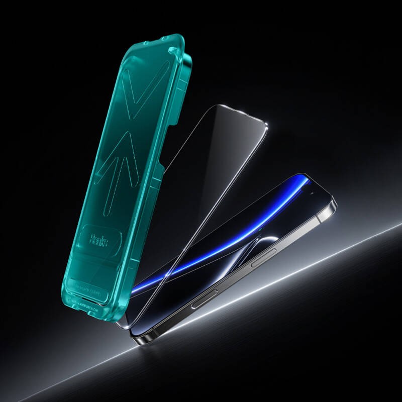 Apple iPhone 16 Pro Benks Glass Warrior Sapphire Coating 0.9mm Edge-Toughened Glass Screen Protector + Easy Application Tool - 15