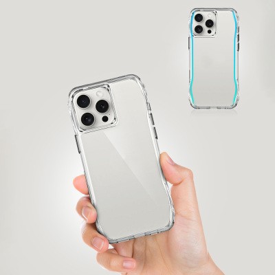 Apple iPhone 16 Pro Case Airbag Transparent Zore Incek Cover - 11