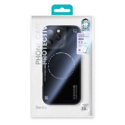 Apple iPhone 16 Pro Case Benks Dynamic Basis Cover Magsafe Charging Feature - 7