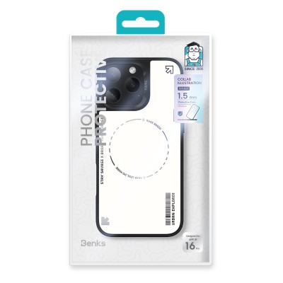 Apple iPhone 16 Pro Case Benks Dynamic Basis Cover Magsafe Charging Feature - 6