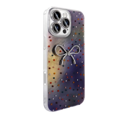 Apple iPhone 16 Pro Case Camera Protection Figured Zore Ponti Silicone Cover - 8