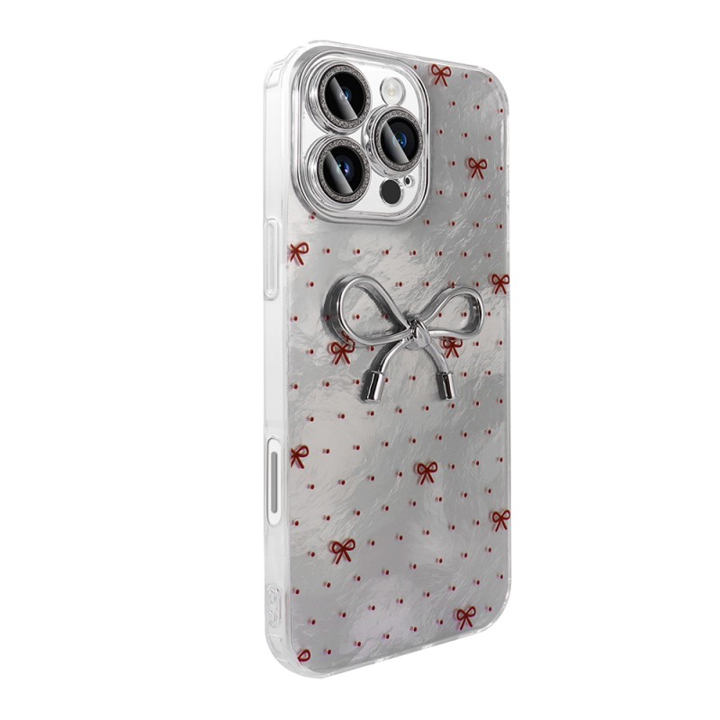 Apple iPhone 16 Pro Case Camera Protection Figured Zore Ponti Silicone Cover - 12
