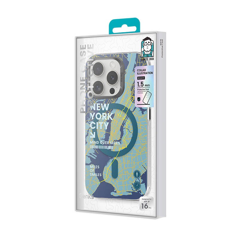 Apple iPhone 16 Pro Case Charging Magsafe Feature Benks City Series Cover  - 19