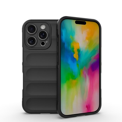 Apple iPhone 16 Pro Case Flexible TPU Hollow Back Surface Design Zore Ethnic Silicone Cover - 2