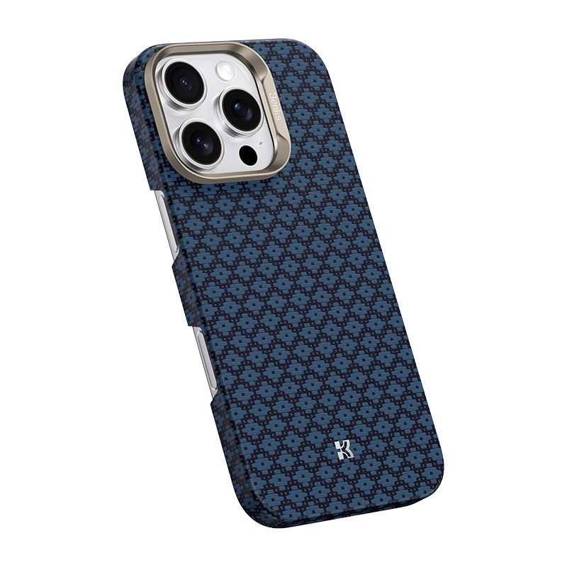 Apple iPhone 16 Pro Case M-Safe Charging Feature Benks ArmorAir ArmorGrid Series Kevlar Cover - 5