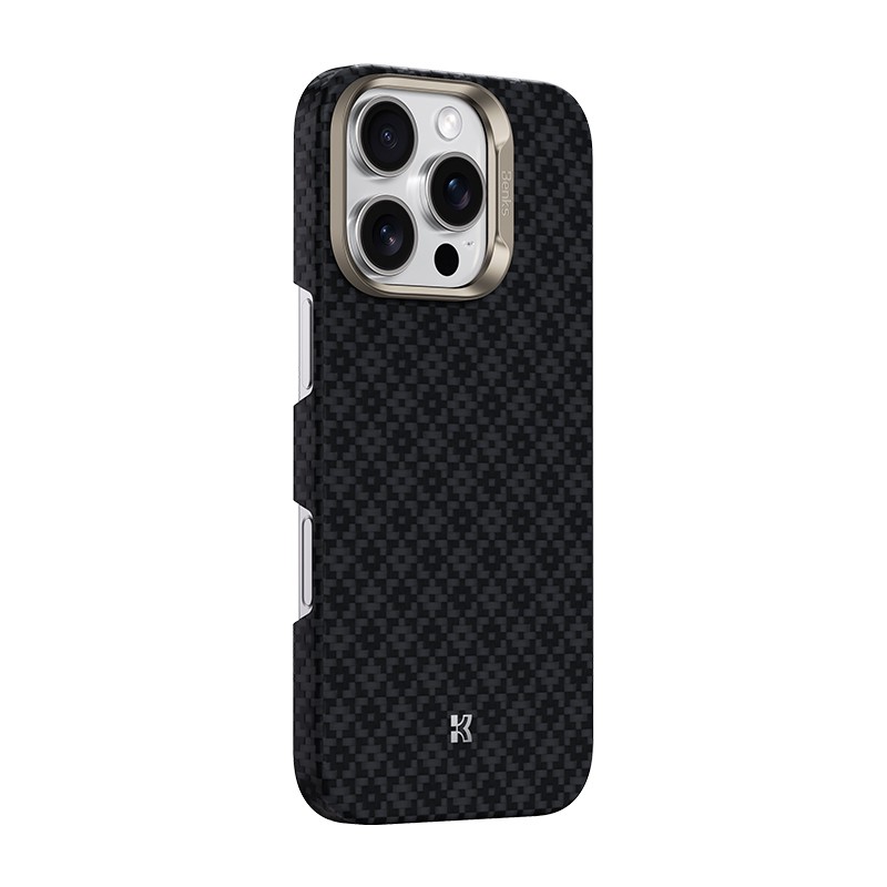 Apple iPhone 16 Pro Case M-Safe Charging Feature Benks ArmorAir ArmorGrid Series Kevlar Cover - 3