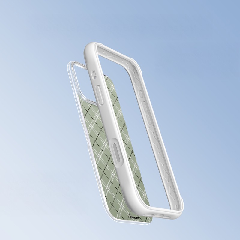 Apple iPhone 16 Pro Case M-safe Charging Feature Youngkit Argyle Series Cover - 12