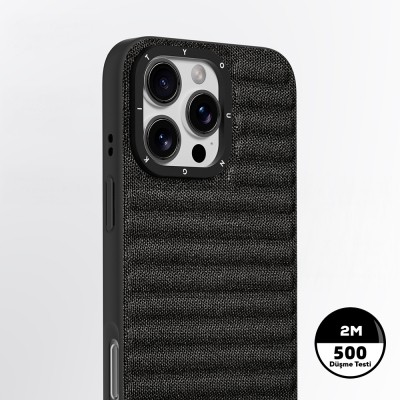 Apple iPhone 16 Pro Case M-safe Charging Feature Youngkit Canvas Series Cover - 9