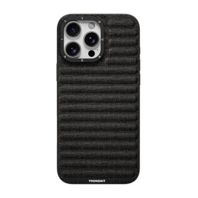 Apple iPhone 16 Pro Case M-safe Charging Feature Youngkit Canvas Series Cover - 5