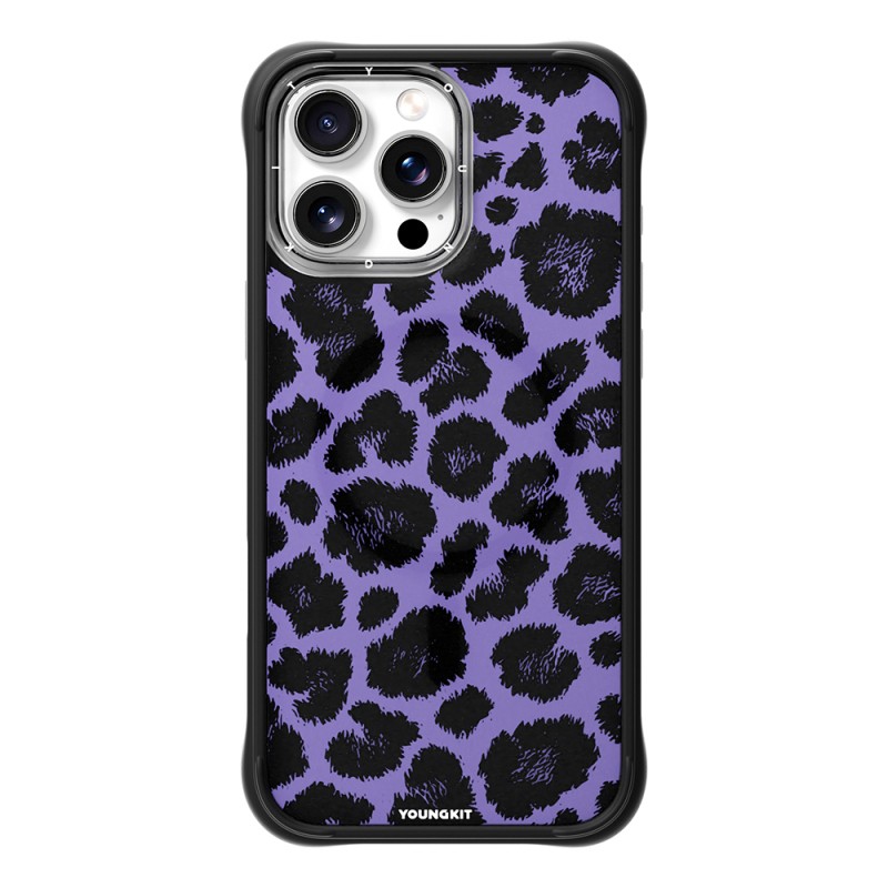 Apple iPhone 16 Pro Case M-safe Charging Feature Youngkit Leopard Series Cover - 4