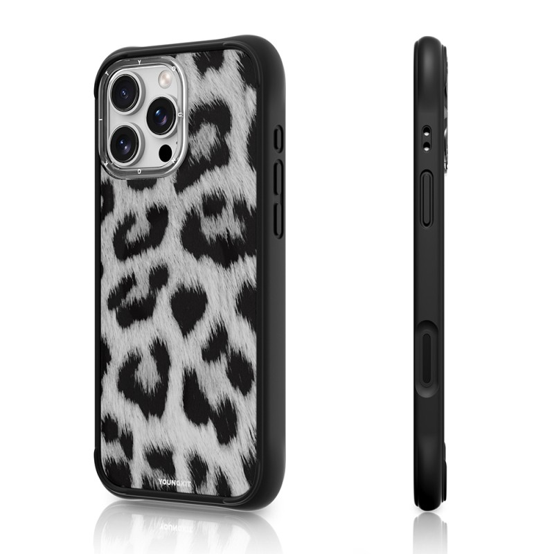 Apple iPhone 16 Pro Case M-safe Charging Feature Youngkit Leopard Series Cover - 10