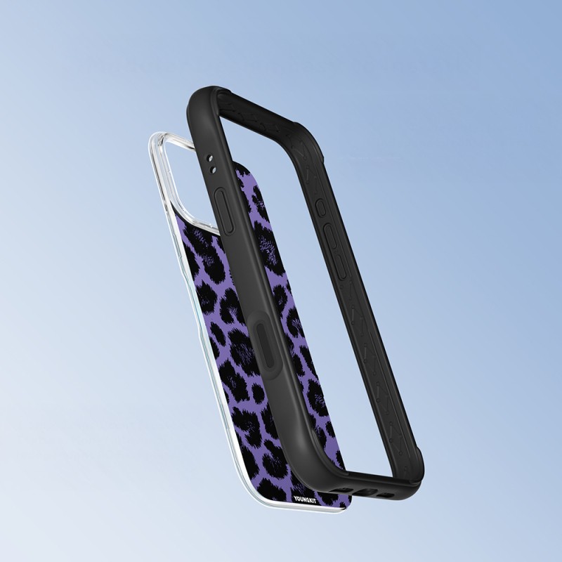 Apple iPhone 16 Pro Case M-safe Charging Feature Youngkit Leopard Series Cover - 14