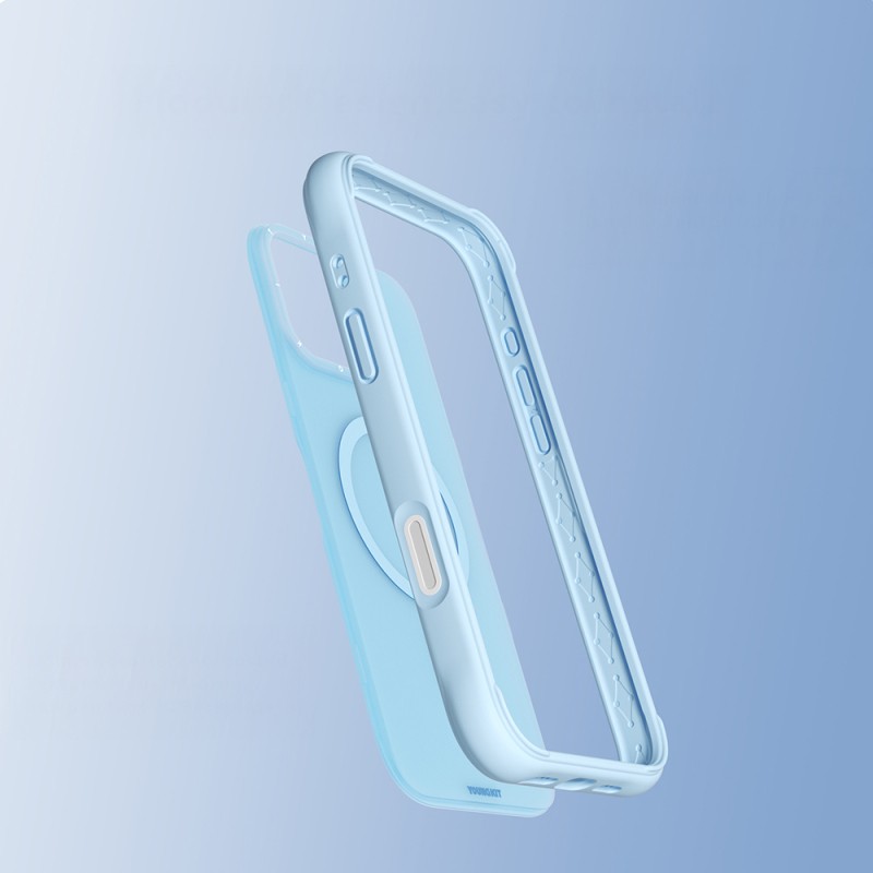 Apple iPhone 16 Pro Case M-safe Charging Feature Youngkit Macaroon Series Cover - 32