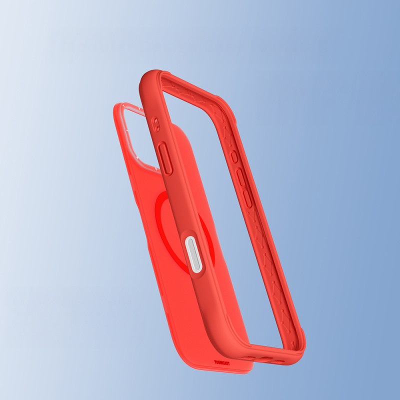 Apple iPhone 16 Pro Case M-safe Charging Feature Youngkit Macaroon Series Cover - 37