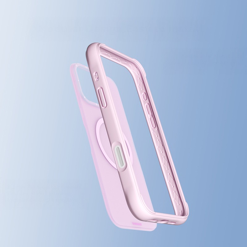 Apple iPhone 16 Pro Case M-safe Charging Feature Youngkit Macaroon Series Cover - 38