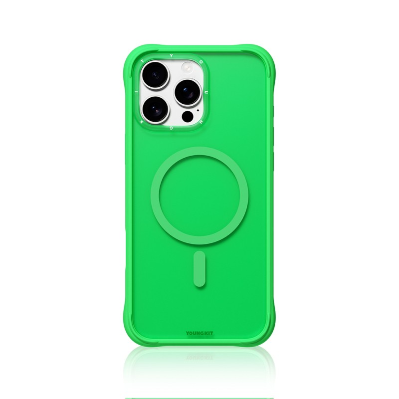 Apple iPhone 16 Pro Case M-safe Charging Feature Youngkit Macaroon Series Cover - 4