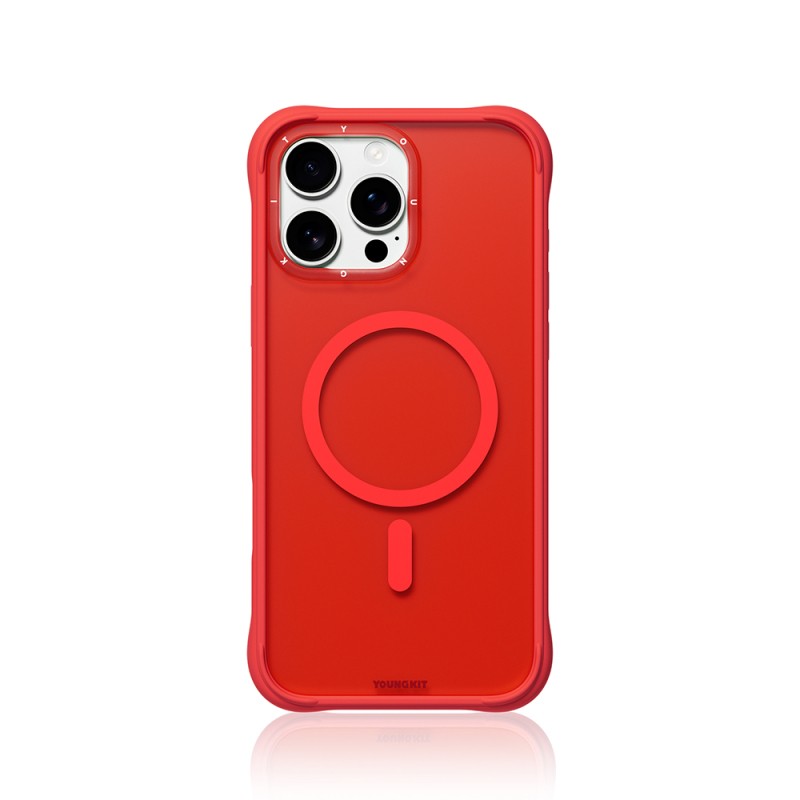 Apple iPhone 16 Pro Case M-safe Charging Feature Youngkit Macaroon Series Cover - 5