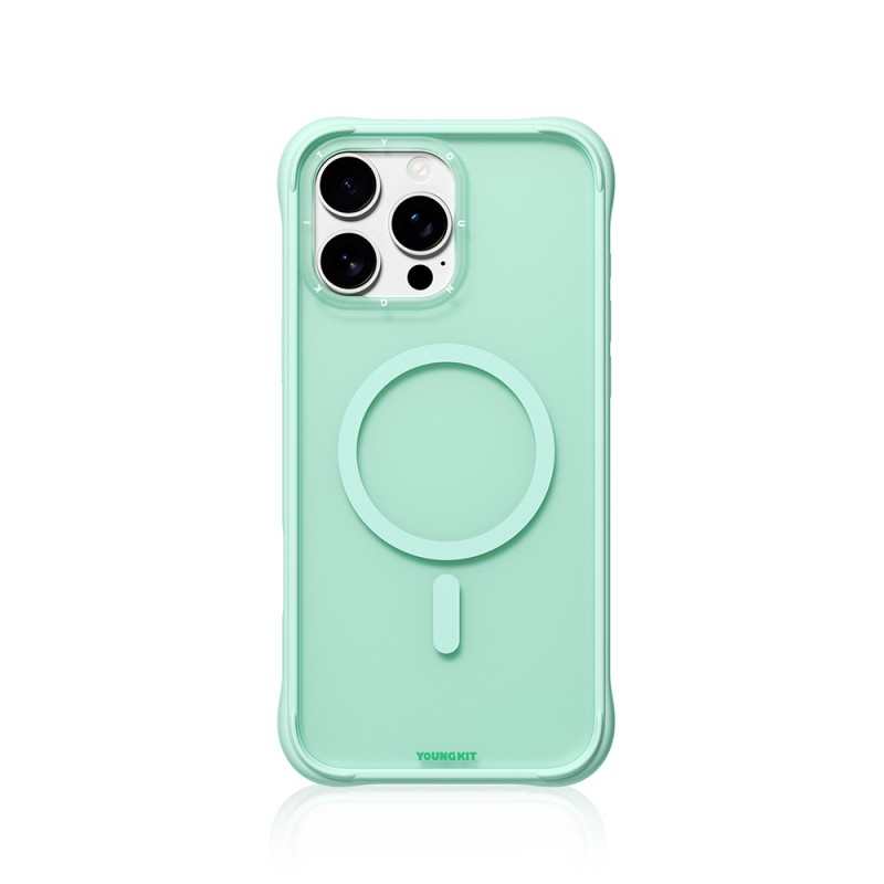 Apple iPhone 16 Pro Case M-safe Charging Feature Youngkit Macaroon Series Cover - 7